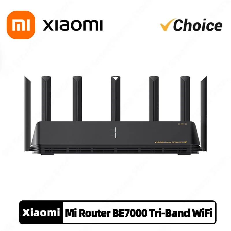 Xiaomi Mi Router BE7000 Tri-Band WiFi Repeater VPN 1GB Mesh USB 3.0 IPTV 4 x 2.5G Ethernet Ports Modem Signal Amplifier PPPoE