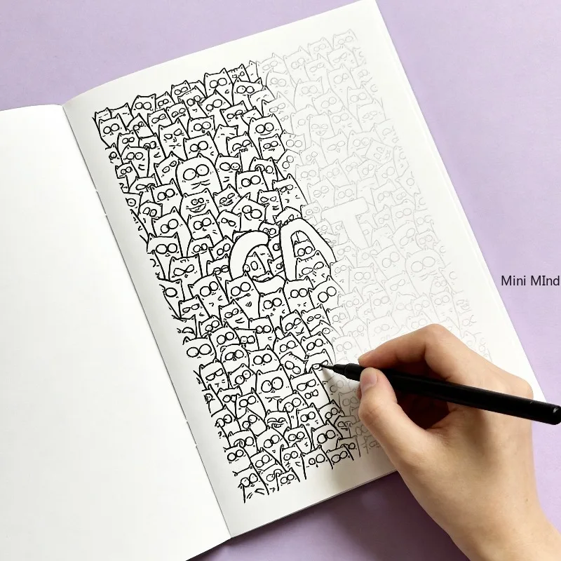A Copy and Decompression Art Creation Album 22 Different Copying Patterns A Good Way To Pass The Time Excluding Pens