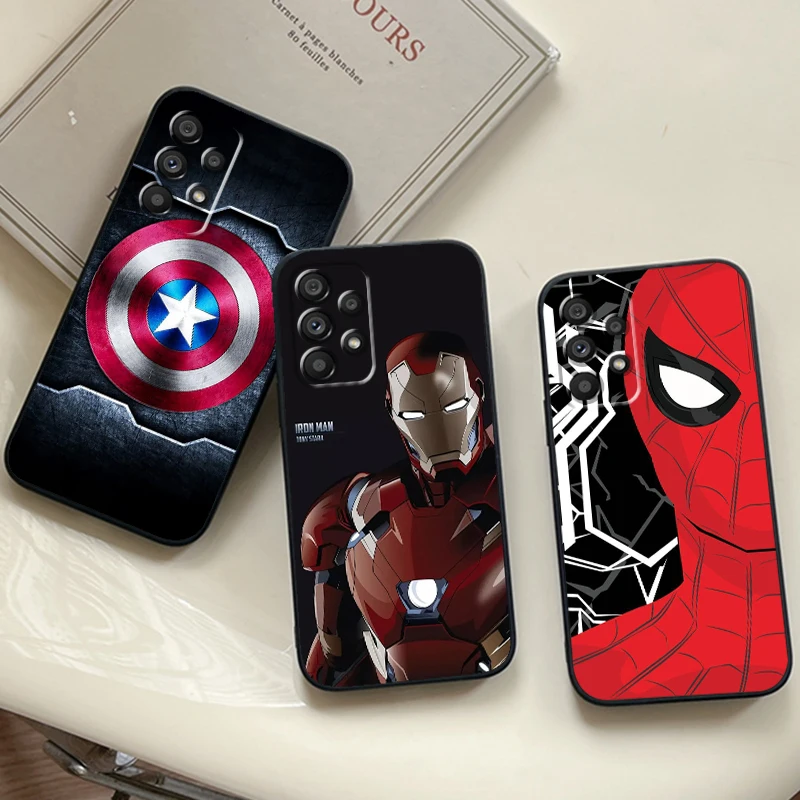 

Marvel Iron Man Hero Venom For Samsung A53 A52 A33 A32 A51 A71 A21S A13 A73 A55 A22 A23 A35 A72 A54 A12 5G Black Funda