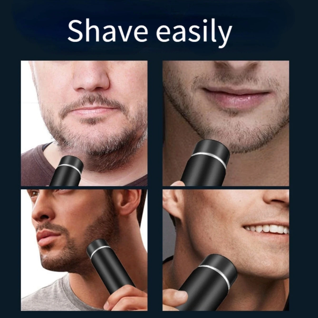 YIBER Men Electric Shaver Mini Rotating Shaver With Replace Head Beard Razor Shaver For Men Face Body Hair Care Dropshipping