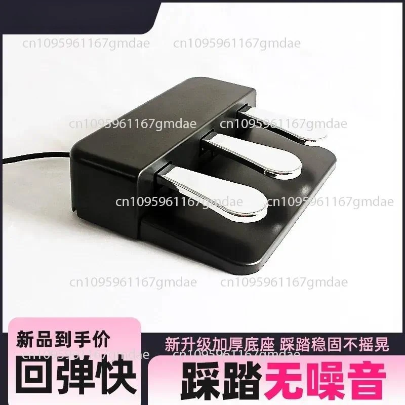 Electric Piano, Sustain Pedal, Electronic Organ, Three Pedal, Foot Pedal,  Keyboard, Musical Instrument