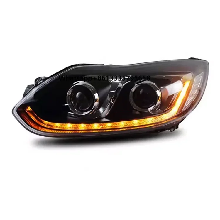 

New Fox Headlights Headlight Assembly Modified Dual Color Daytime Running Light