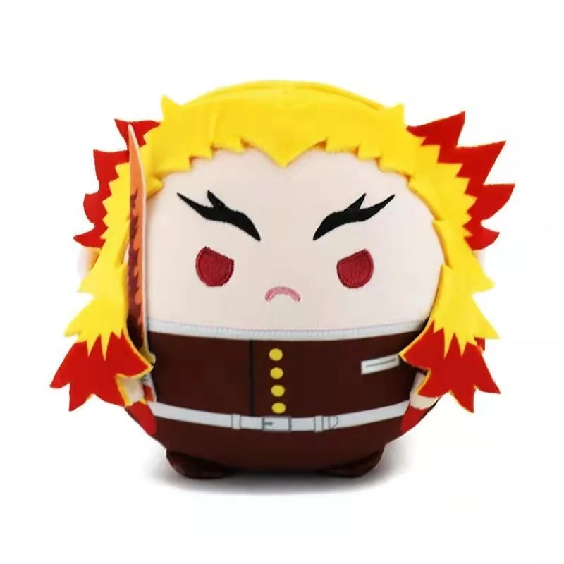 Demon Slayer Tanjiro Kamado Hashibira Inosuke Rengoku Kyoujurou Plush Doll Anime Peripherals Cute Cartoon Kawaii Gifts Size 22cm