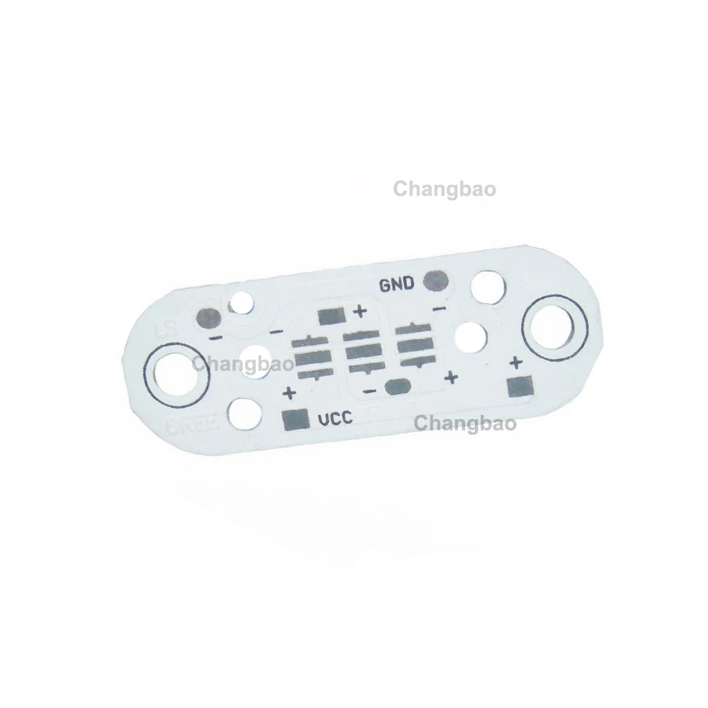 

5 шт./лот, 3 светодиода 3535SMD, алюминиевая подложка XPE/XTE/XPG, светильник на пороге, печатная плата 17x45 мм