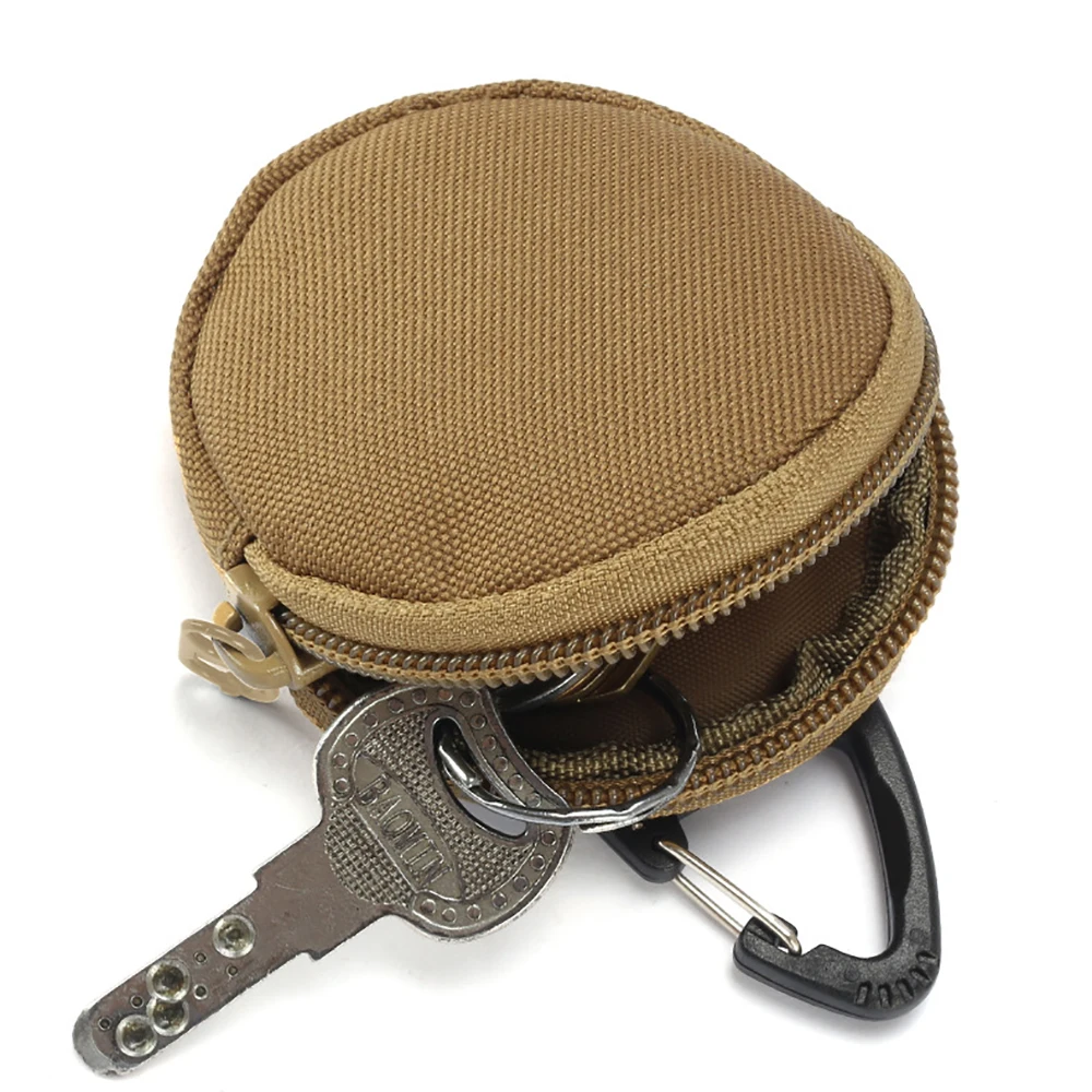 900D Oxford Wasserdichte Mini-Tasche Schlüsseltasche Münzbeutel Kleine Geldbörse Schlüsselanhänger Outdoor-Accessoire Hängetasche Taktische Tasche – Detail 7