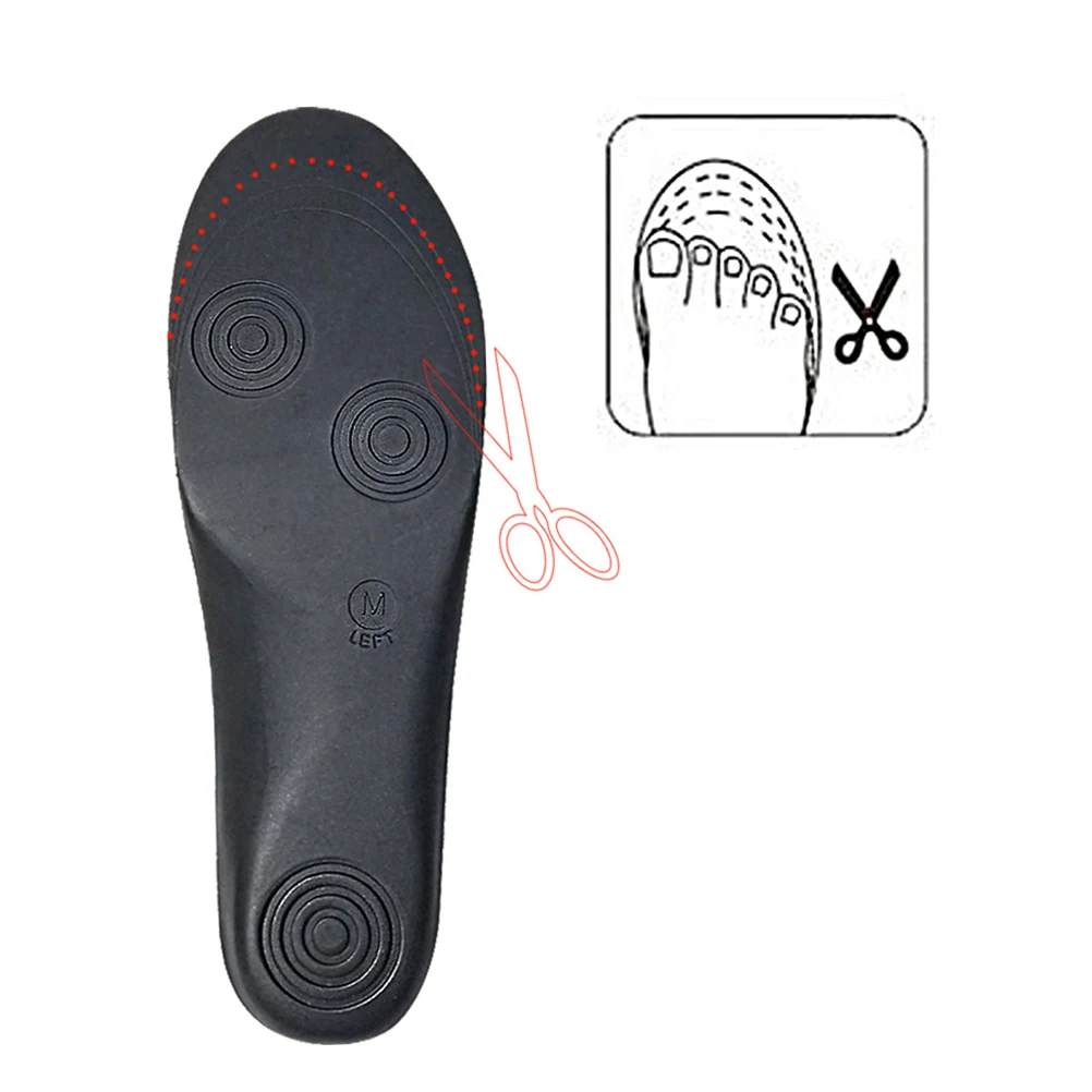 

1 Pair Flatfoot Correction Insoles Arch Support Orthotic Pads Breathable Shoe Cushions Sports Running Hiking Cuttable