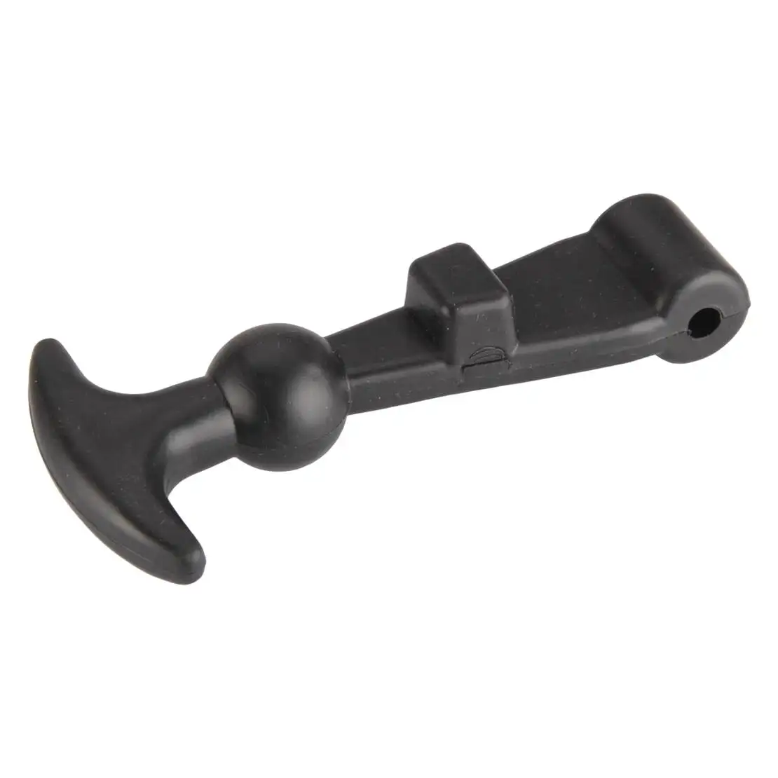 2pcs Tractor Black Rubber Hood Hold Down Latch Lid Holder Strap 125mm x 60mm
