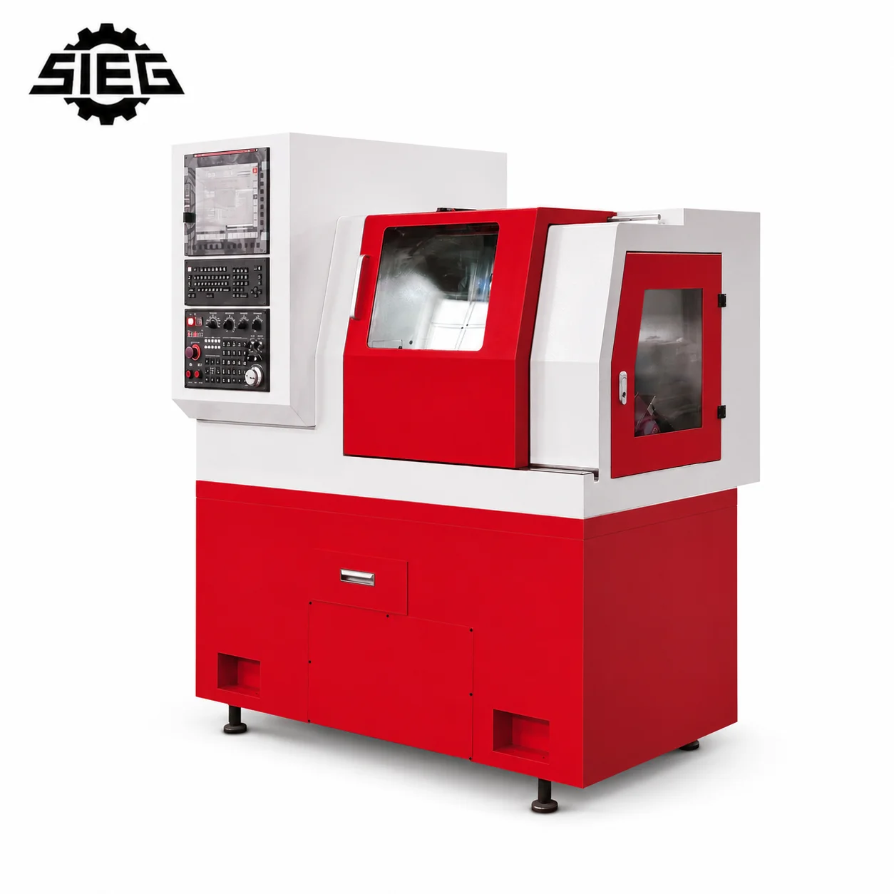 SIEG De6(iKC6) CNC Mini Lathe 8 Station ATC 300mm Swing MT3 1500W Laboratory CNC Lathe for Education Machine Factory Supply