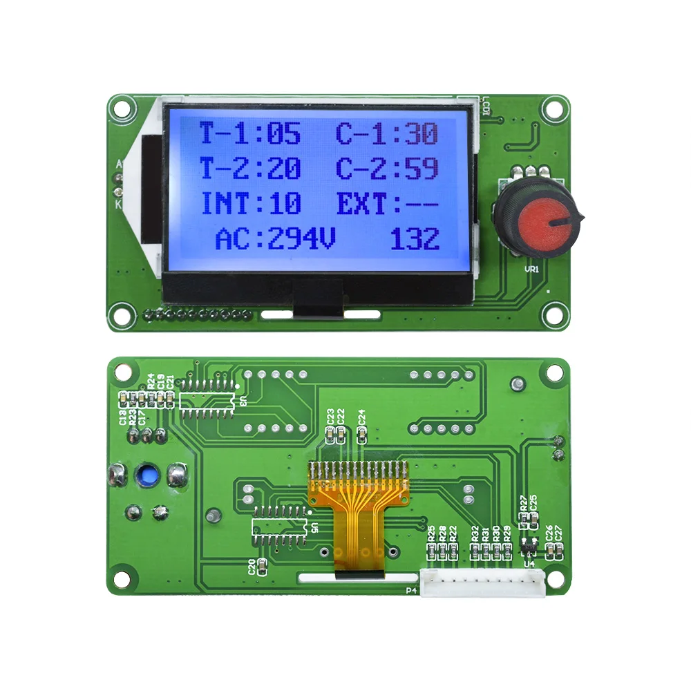 100A 40A Spot Welding Machine Control Board Digital LCD Display Spot Welder Double Dual Pulse Encoder Time Control Module