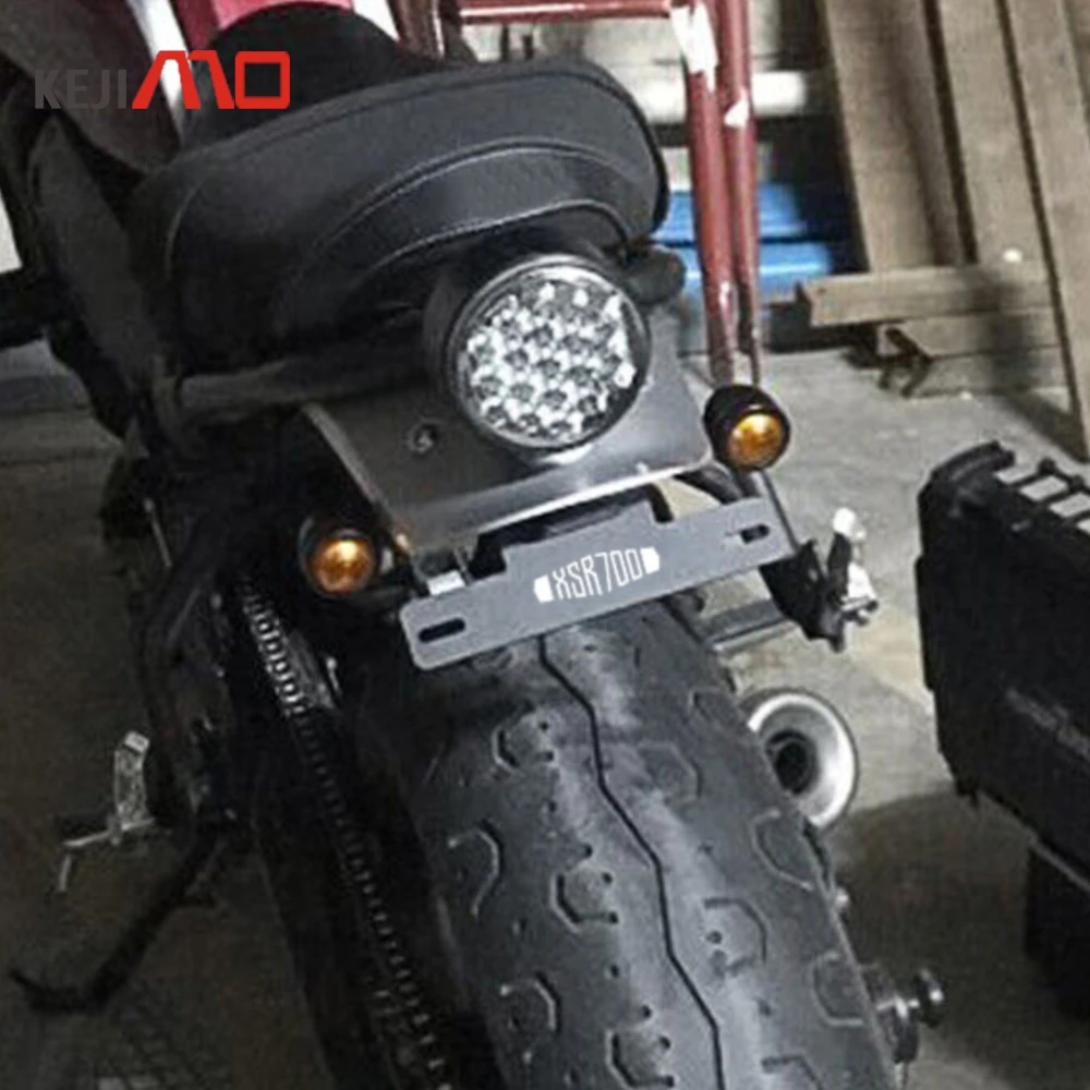 

License Plate Holder Bracket For YAMAHA XSR700 XSR 700 2015 - 2024 2025 Motorcycle Accessories Rear Tail Frame Fender Eliminator