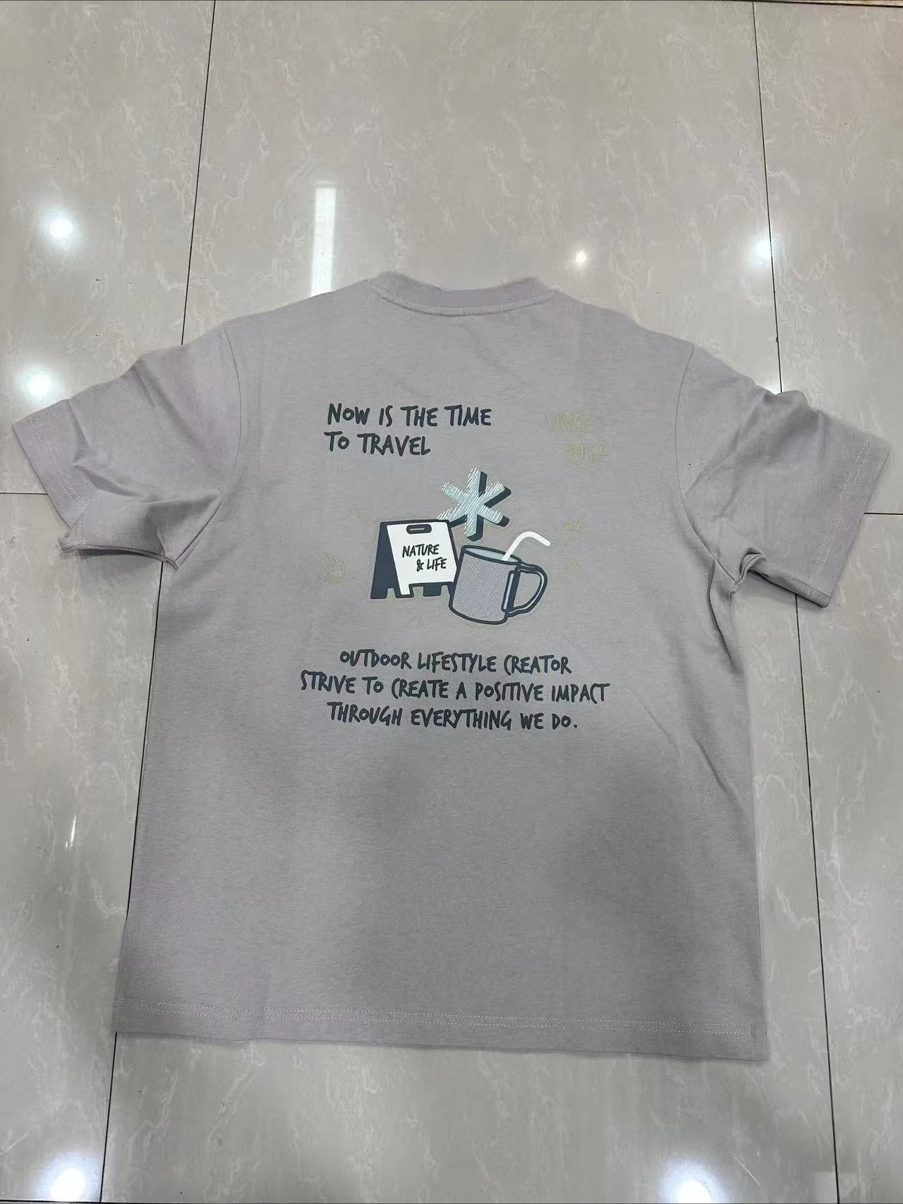 Funzione esterna giapponese Sp Mountain Snow Maple Viaggio urbano Ciclismo Campeggio T-shirt in cotone a maniche corte per uomo e donna