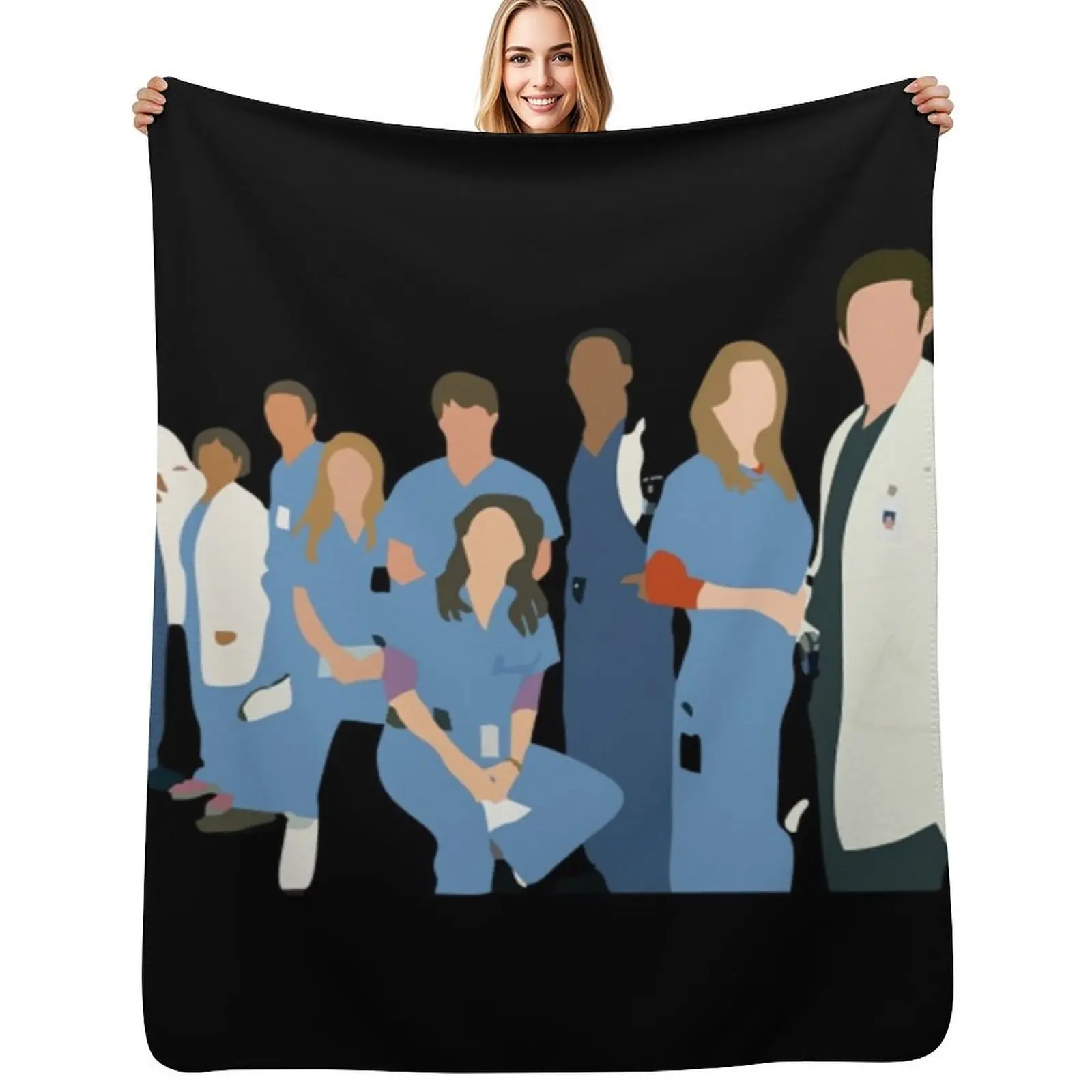 

Greysanatomy Throw Blanket Personalized Gift Blankets For Bed Luxury Thicken Thins Blankets