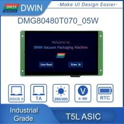 DWIN 7 Inch 800*480/1024*600 Industrial Grade TTL/RS232 UART Serial HMI Touch LCD Display Screen Module Arduino ESP32