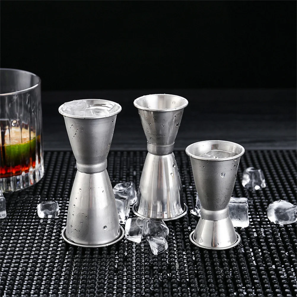 

Stainless Steel Double-headed Measuring Cup for Wine Cocktail Drink Shaker Dual Shot Drink Spirit Measure Jigger Bar Accessories