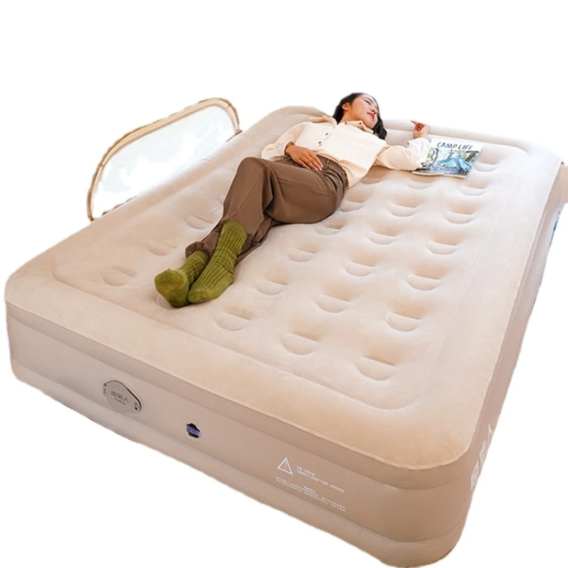 

PQF Camping Auto-Inflation Air Mattress Outdoor Camping Tent Inflatable Mattress Double Mattress