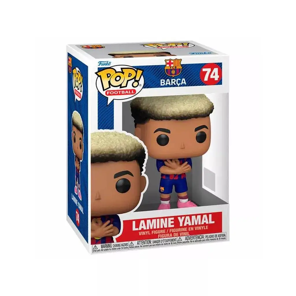 Funko Pop! Football: F.C. Barcelona - Lamine Yamal #74 - Figura de Vinilo Original