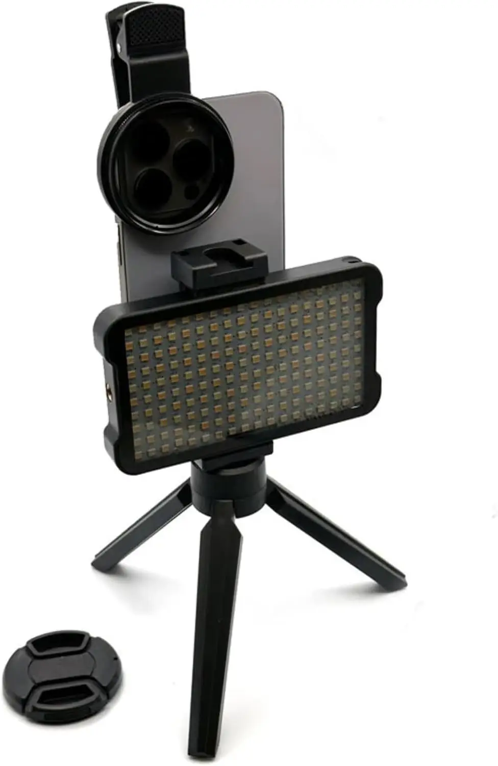 

Adjustable Selfie Light with CPL Polarizer, Removes Reflections for Clear Photos and Videos, Portable Clip-On Design