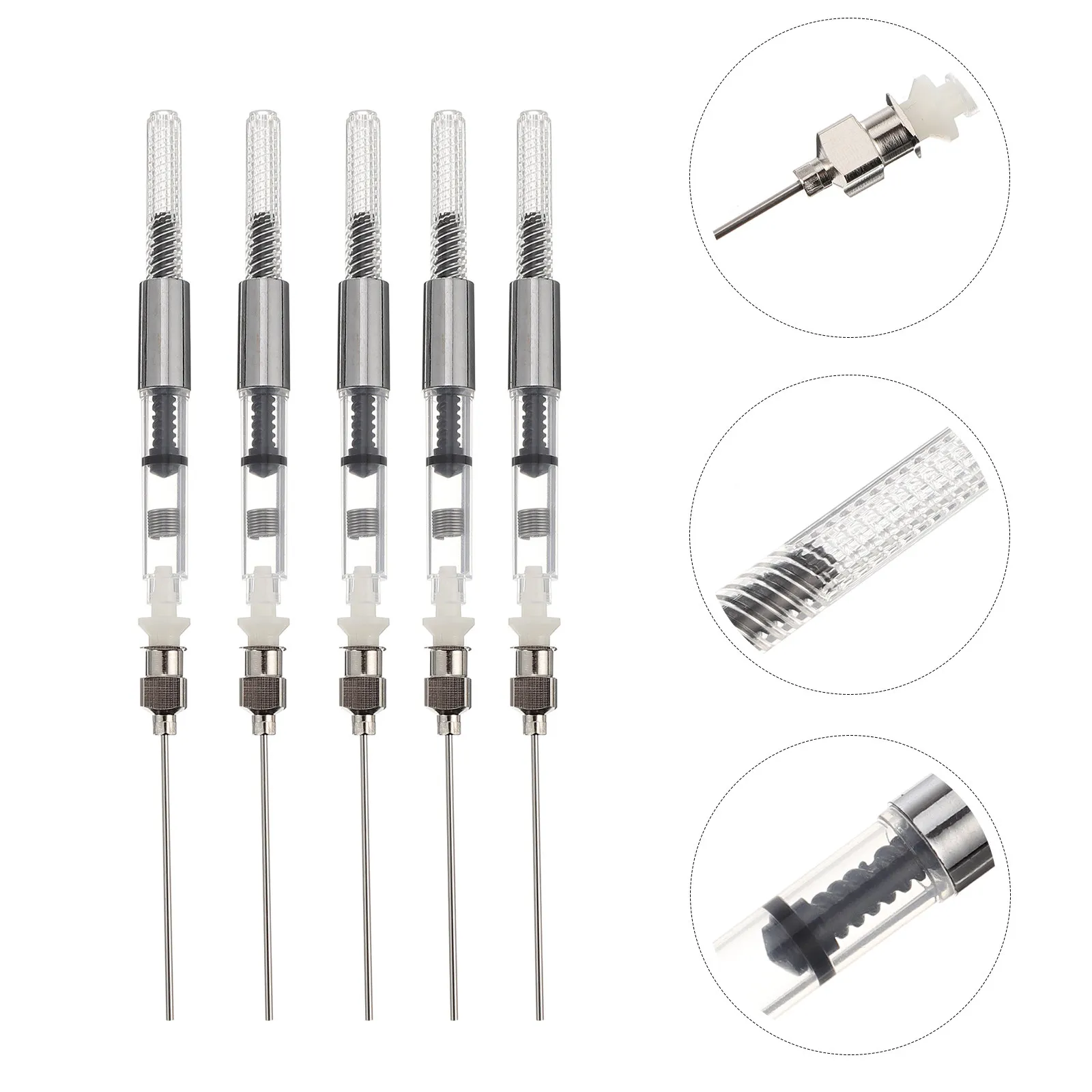 

1Set Reliable Ink Absorber for Fountain Pen Built Tough Deformation Resistant Smooth Operation Ink Fill Assistant Student