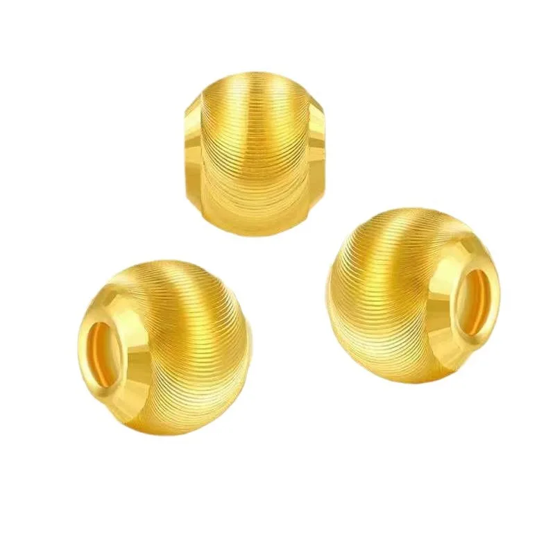 

Бусины LABB из настоящего 18-каратного золота «кошачий глаз», Au750, разноцветные золотые ювелирные изделия «сделай сам», универсальные бутиковые ювелирные изделия Y0002