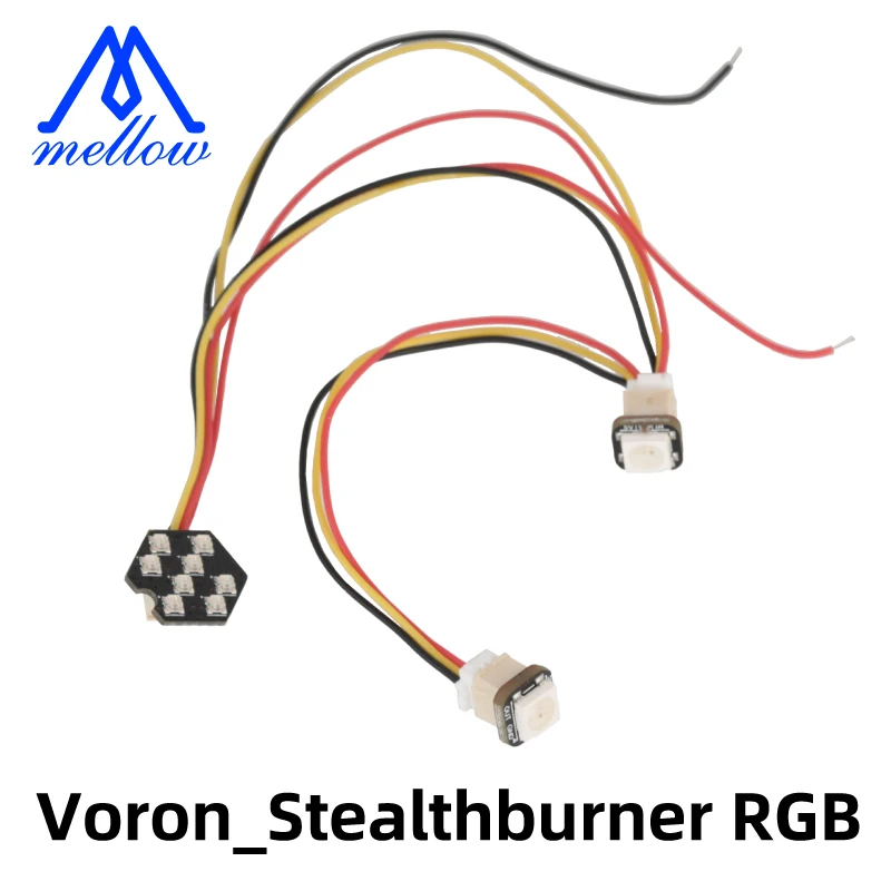 Mollow DIY Voron NeoPixel RGBW Mini Button PCB Leds V2 For Voron2.4 Trident 3D Printer STEALTHBURNER LED Kit