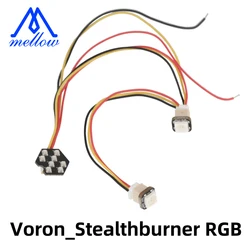Mollow DIY Voron NeoPixel RGBW Mini Button PCB Leds V2 For Voron2.4 Trident 3D Printer STEALTHBURNER LED Kit