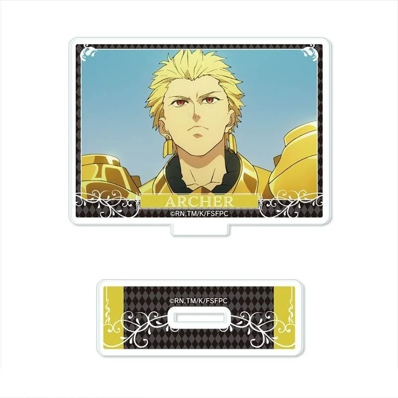 Classic Hot 10CMAnime Fate/Strange Fake: Whispers Of Dawn Model Action Figure Peripheral Collection Acrylic Stand Model Keychain