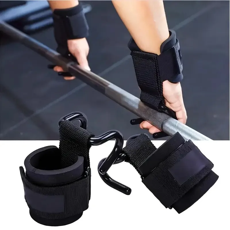 Lifting hook Power hook wrist strap non-slip hard pull hook Pull-up hand strap Grip wrist strap