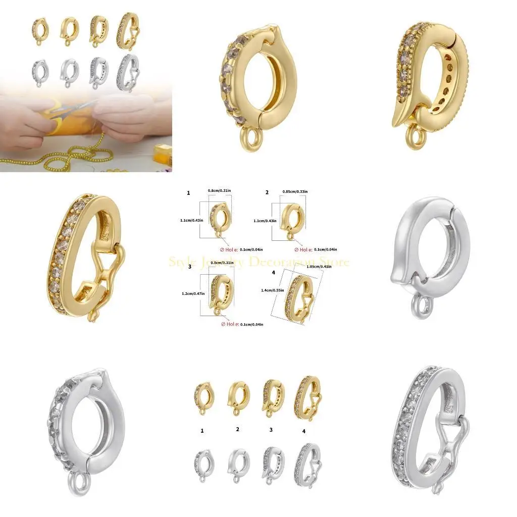 

D46E Элегантная застежка для усиления укорочника для ювелирных украшений ежедневно ISE