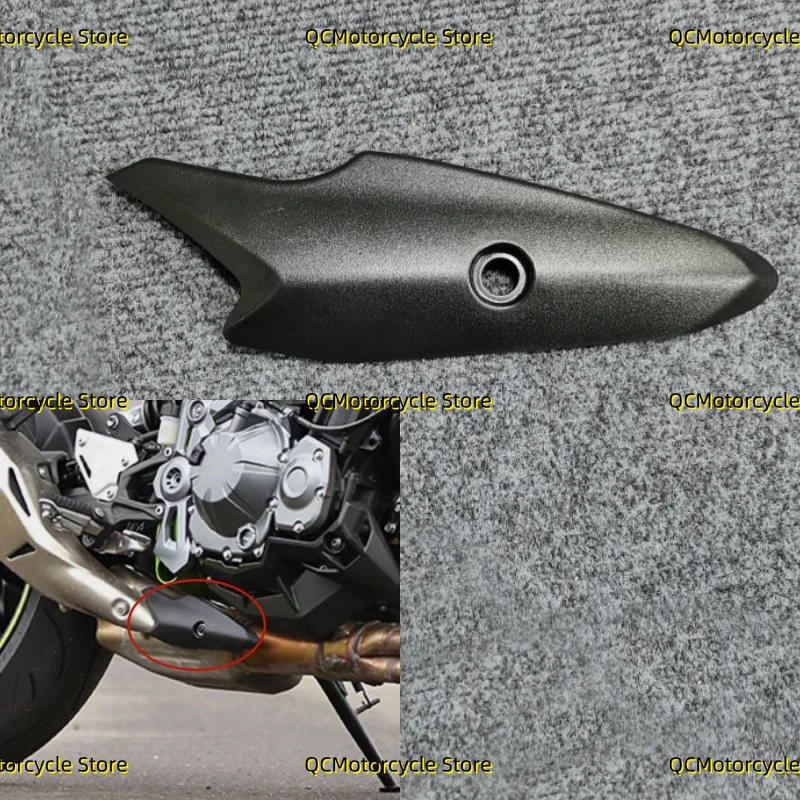 Motorcycle ABS injection Exhaust Mid Link Pipe Heat Shield Cover Guard Anti-Scalding Shell Fit For Kawasaki Z900 Z900e