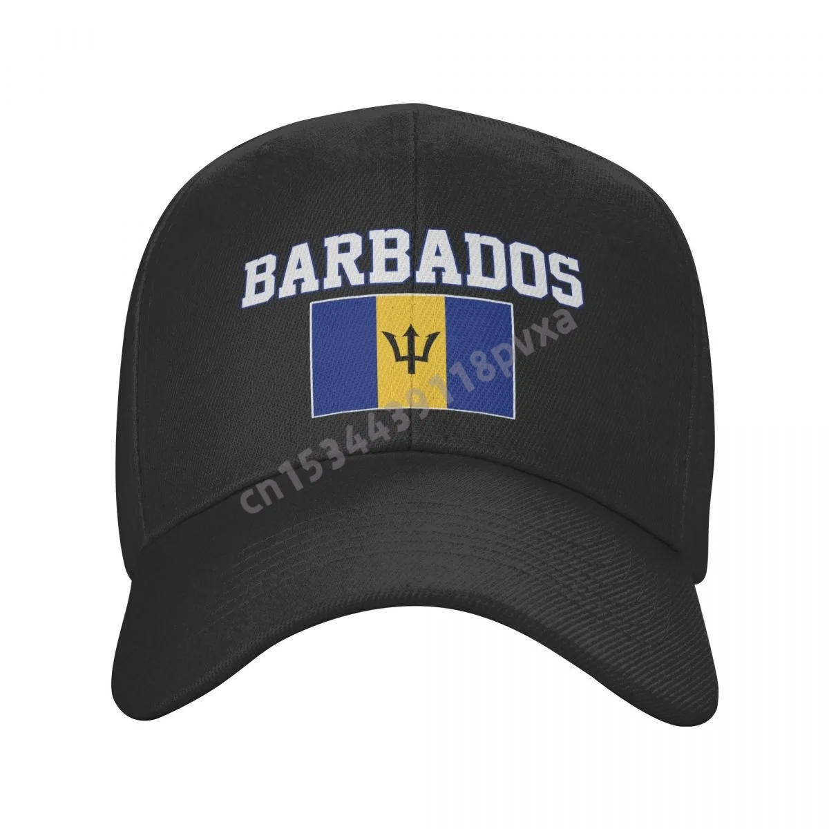 Baseballkappe mit Barbados-Flagge, Barbadian-Fans, wilder Sonnenschutz, verstellbare Outdoor-Kappen für Männer und Frauen