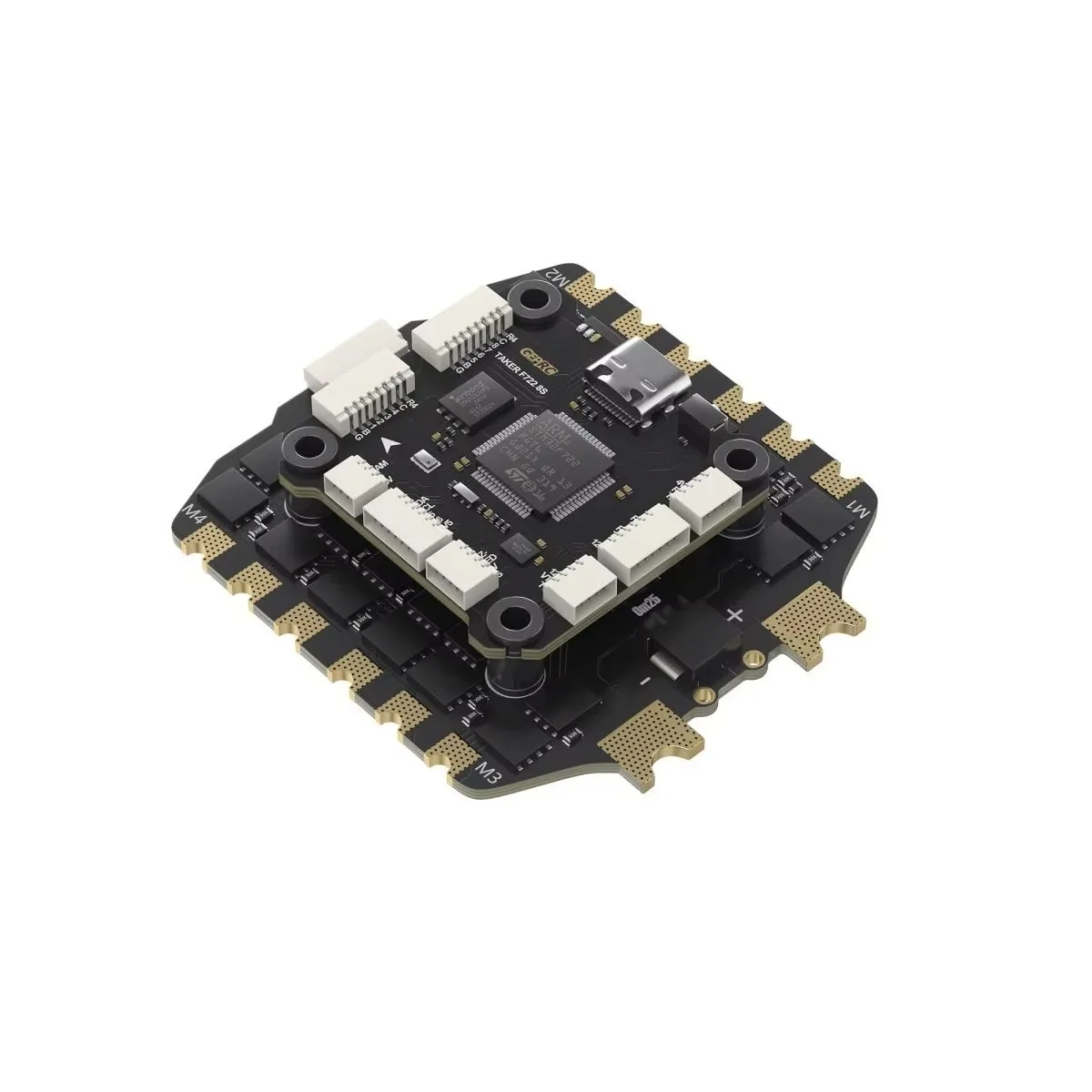 SmCpGEPRC TAKER F722 OSD Flight Controller With 5V 12V BEC & 100A BL_S 3-8S 4in1 Brushless Stack For RC FPV Racing Drone