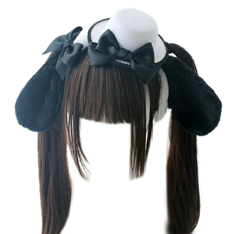 Plush Lop Ears Hat Headband Cosplay Costume Hairhoop Party Props Headpiece ComicShow Headdress Girls Anime Accessories Dropship