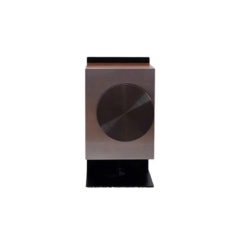 

Stainless steel bedside table, creative extremely narrow bag with lamp household bedroom bedside side cabinet