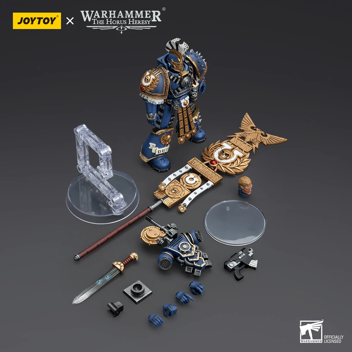 JOYTOY Warhammer 40K Figures Ultramarines Remus Ventanus Action Figure Figurine Anime Model Christmas Kids Toys Ornament Gift