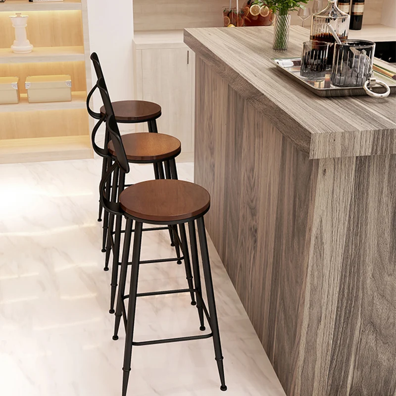 

Industrial Nordic Bar Chair Make Up Reataurant Iron Designer Aesthetic Chair Soft Legs Sgabelli Da Bar Coffee Shop Furniture