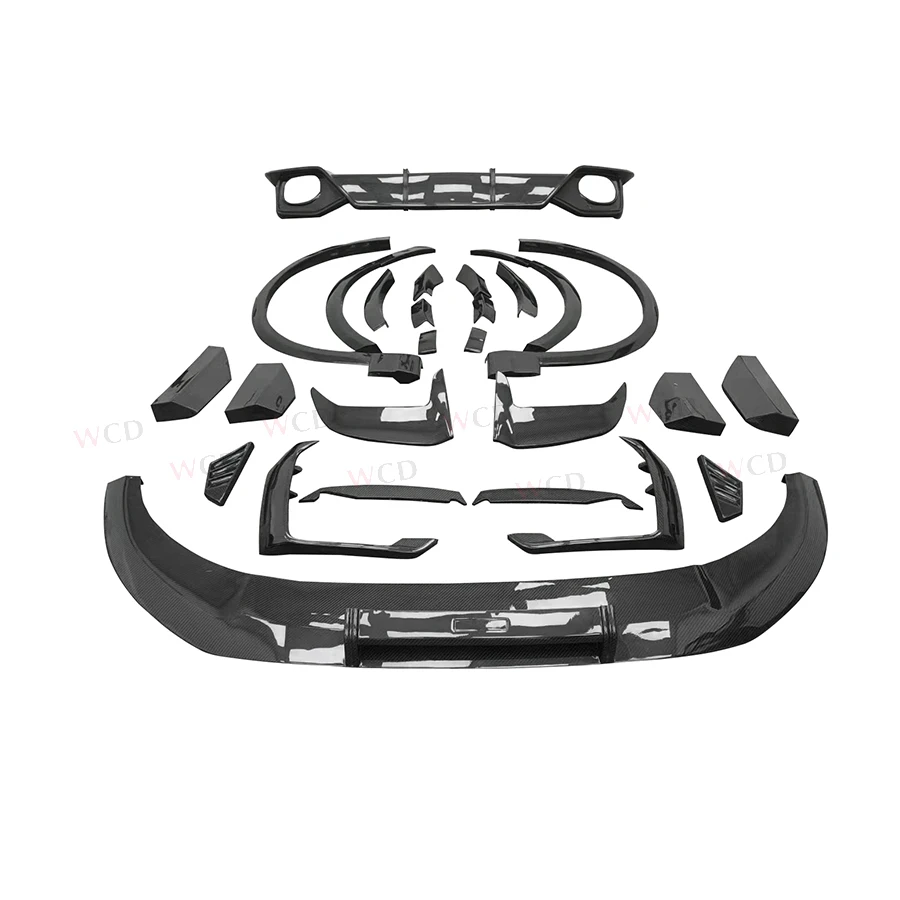 ABT Style Carbon Fiber Bodykit for 2019+ RSQ8 Upgraded Front Lip Rear Diffuser Splitter Wheel Arch Canards New Body Kits