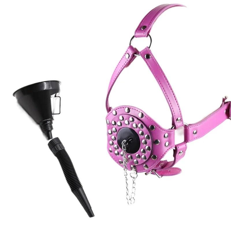 Fetish Funnel Mouth BDSM Bondage Set Slave Oral Fixation Mouth Stuffed SM Adult Game Sex Toys for Women Men Toys for Adults 2024 - Image 5