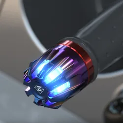 Motorcycle Handlebar Balance Head Universal Inner Diameter 1.3-2CM Grips Protection Led Signal Lights Modified Handlebar