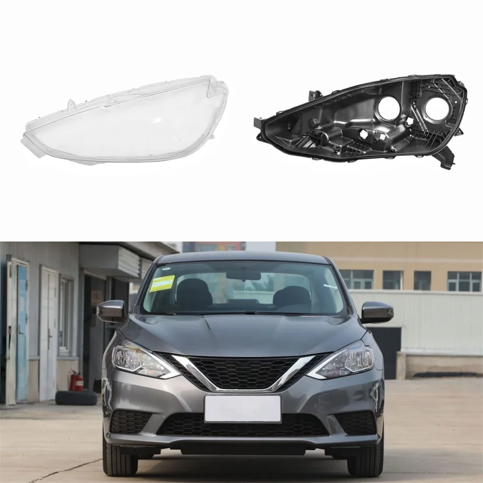 For Nissan Sylphy Classic 2019 2020 2021 2022 Automotive Accessories Car Base Head Lamp Shell Rear Lamp Holder Front Lamp Cover