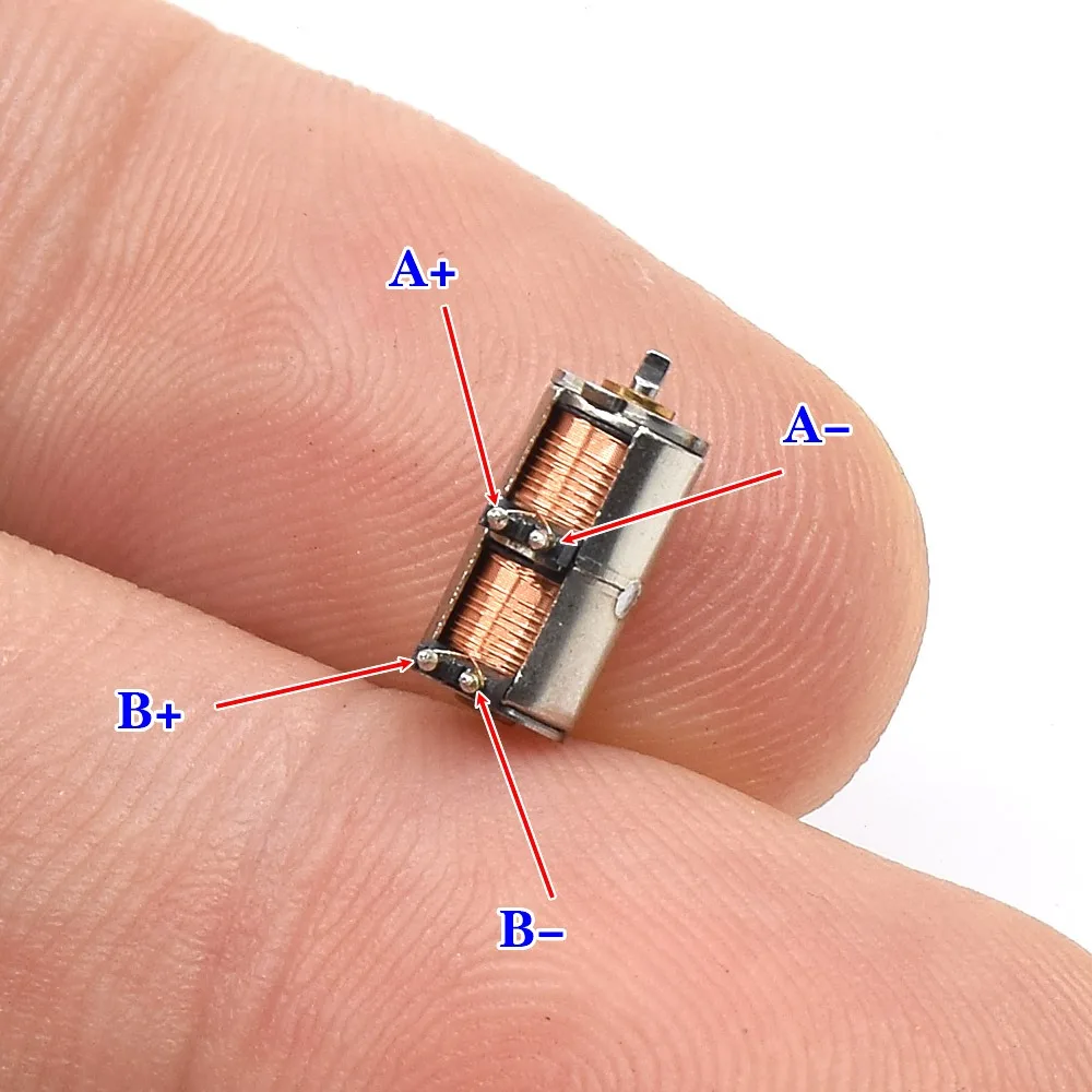 10pcs/lot Mini Ultra Tiny 4.5MM Stepper Motor DC 5V Micro 2-Phase 4-Wire Precision Step Stepping Motor DIY Digital Camera Lens
