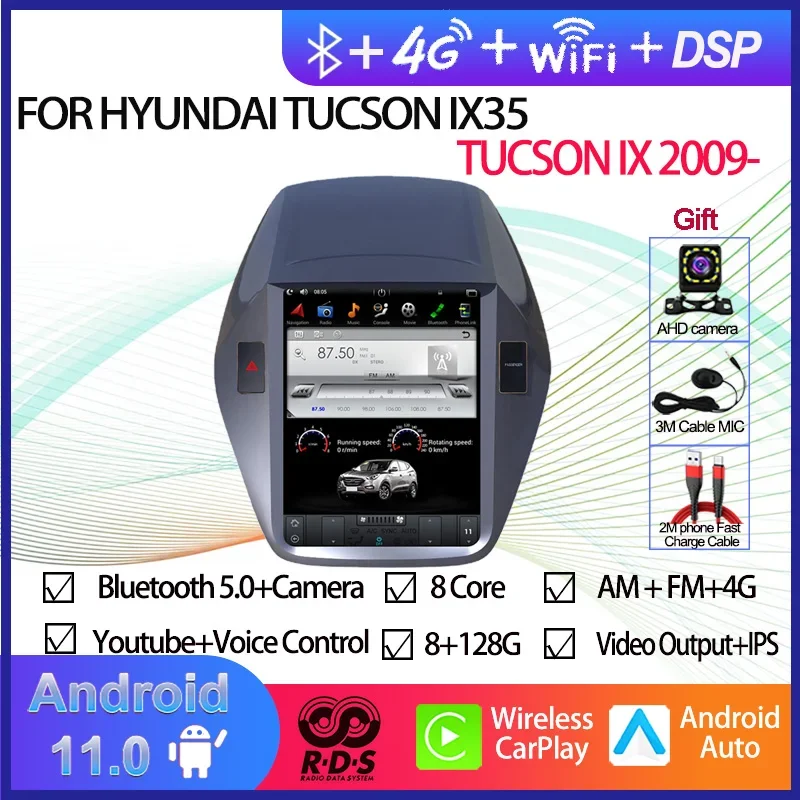 Android 11 Car GPS Navigation 10.4