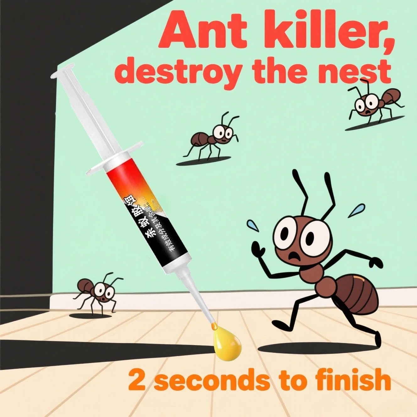 Ant bait,  elimination of ant colonies, effective control ant