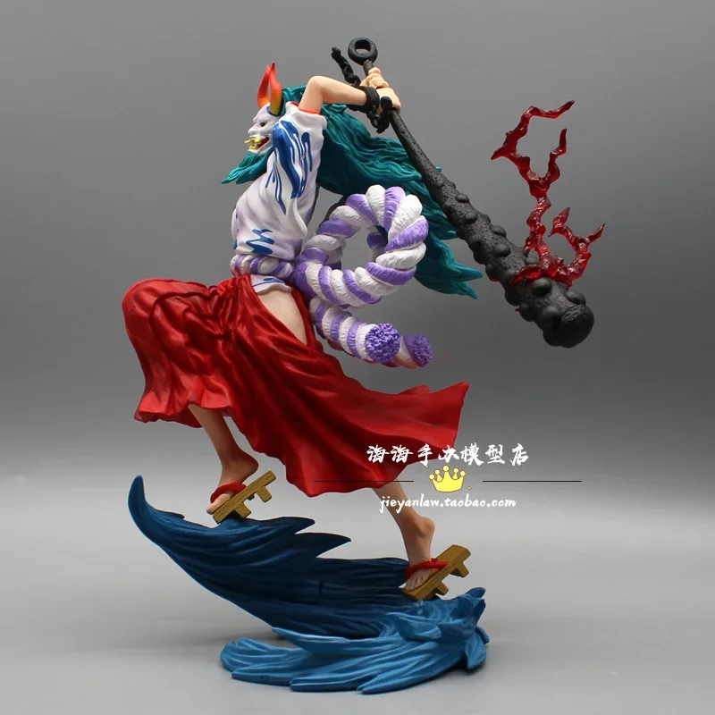 23cm Anime Figure One Piece Yamato Raimei Hakke Pvc Statue Action Figurine Collectible Model Doll Gift Decoration Ornaments Toys