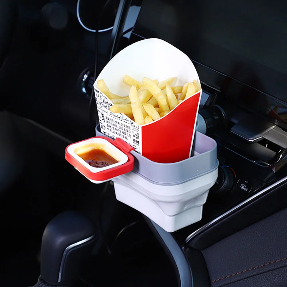 French Fry Holder Holder Holder Car Vent Dip Clip Condiment Holder Fast Food Drink Cup Holder