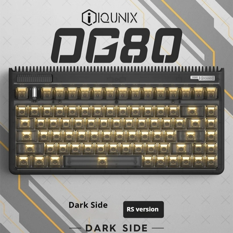 

Iqunix Og80 Dark Side Rs Wireless Three Mode Mechanical Keyboard Hot Plug 260days Long Endurance Rgb Lightless E-sports/office