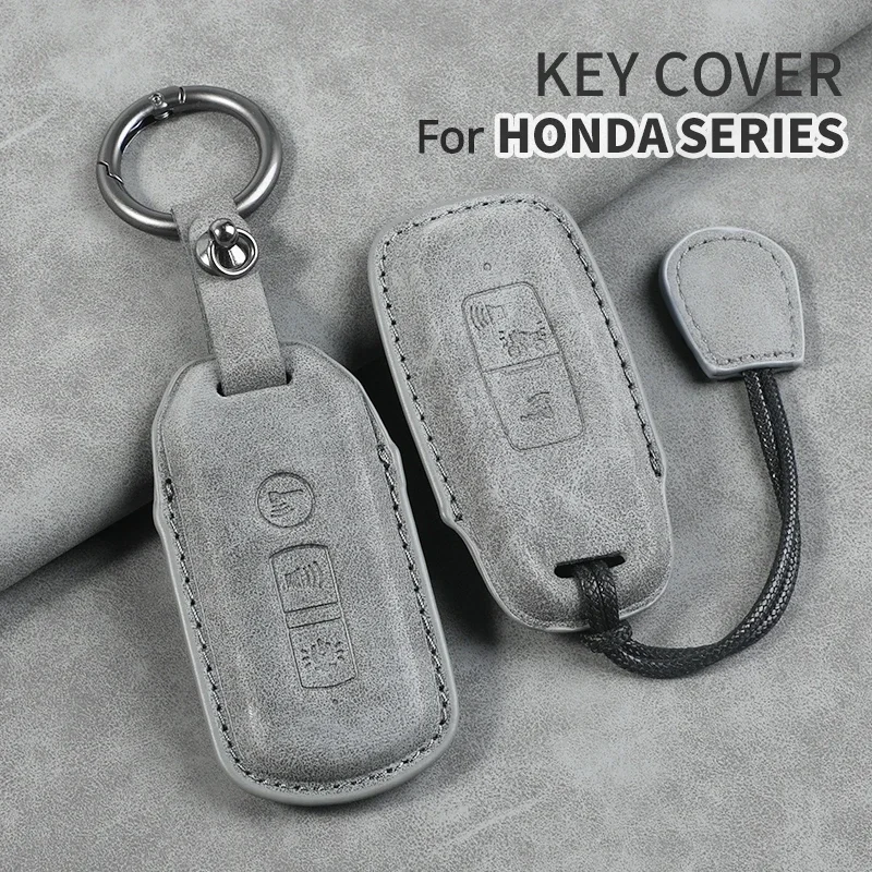 Car Key Cover for Honda SH 125 Forza 350 250 750 ADV 150 X-ADV SH150i SH300 150 PCX 125 Leather Car Key Case Cover Keychain