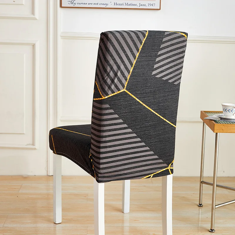 Spandex Chair Cover Wear-Resistant Heat-Resistant Decorative Insulated Elastic Chair Cover Integrated Backrest Chair Protector