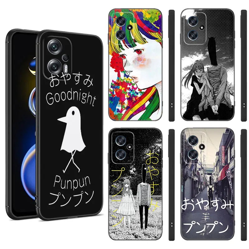 Черный силиконовый чехол Goodnight pundul для телефона Xiaomi POCO X3 X4 NFC F4 GT F5 F6 M3 M4 M6 X5 X6 Pro 5G M5 C55 C65