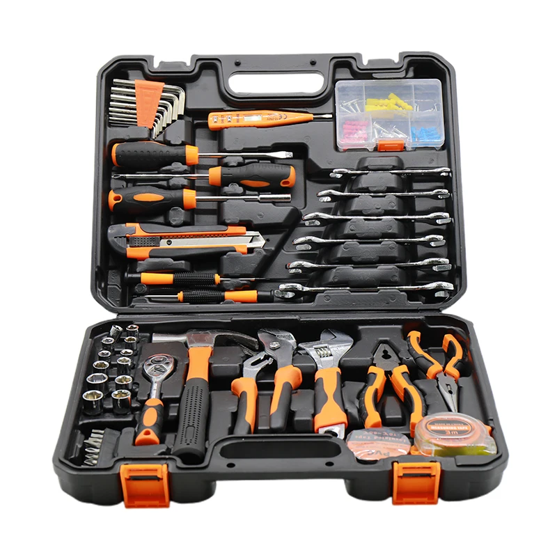 53 Piece Home Hand Tool Set Household Woodworking Combination Toolbox Repair Kits Gift Toolkit Manual Garden Tools