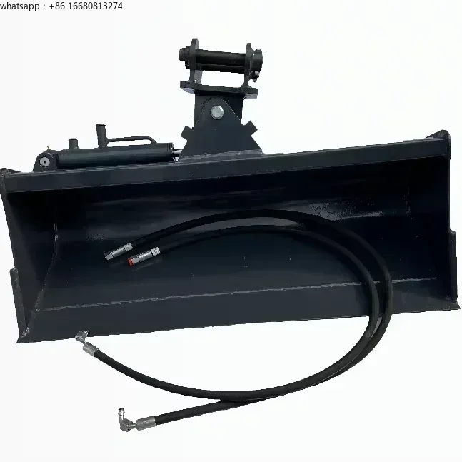 ChuangXin 2024 OEM Chinese Factory Mini Hydraulic Crawler Excavator 800mm Rotating Swing Titling Bucket including oil pipe